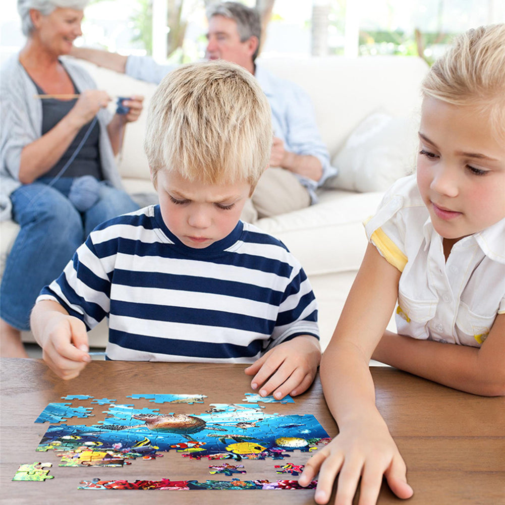 100 Pieces Underwater World Puzzle Educational Toy S8979