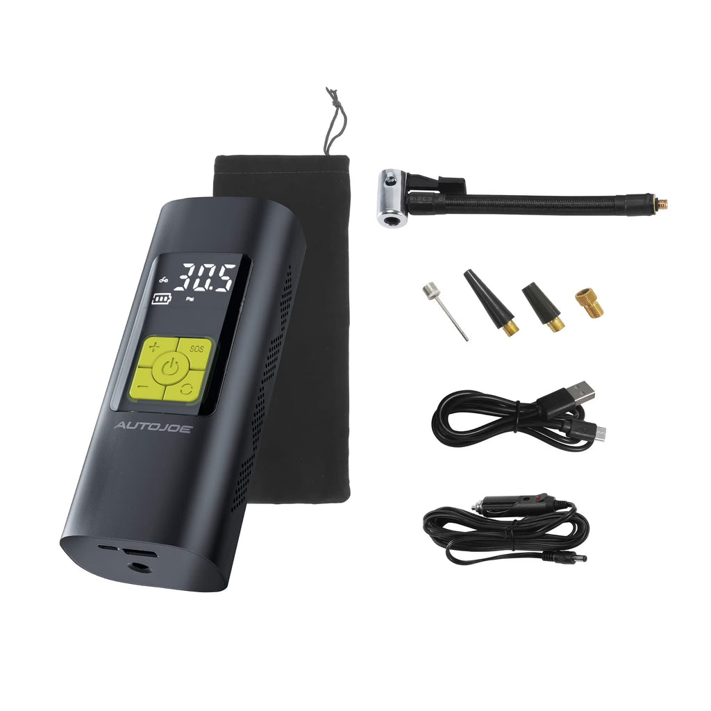 Cordless Digital Air Pump Inflator with Power Bank, 140-PSI S56675