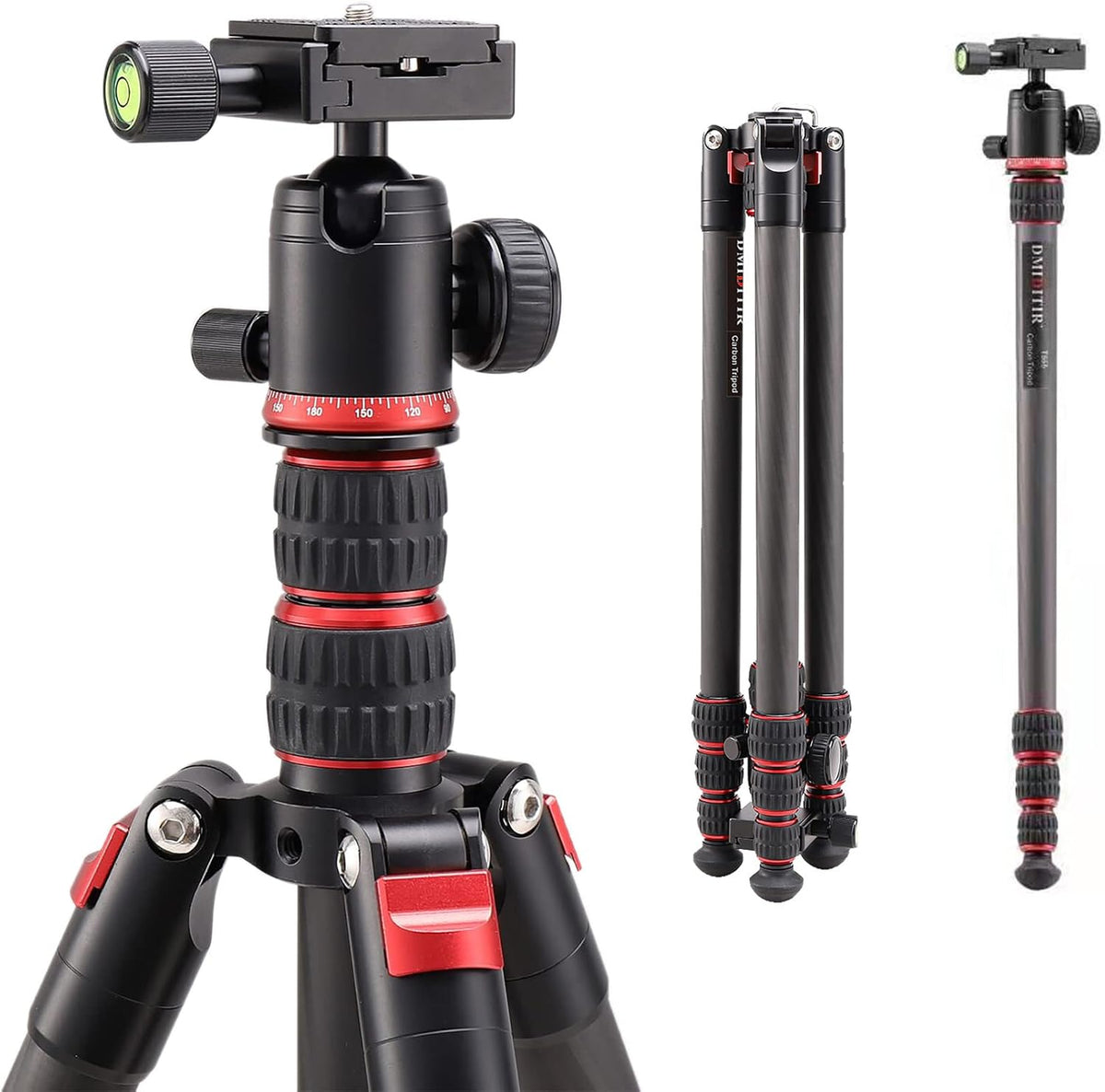 Carbon Fiber DSLR Camera Tripod Monopod with 360 Degree Ball Head O628290