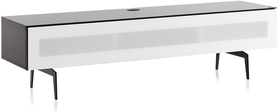 Black Wood and Glass TV Stand I47186