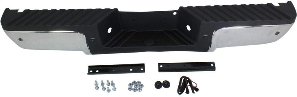 Steel Chrome Rear Step Bumper Assembly for 2008-2012 Ford F250 & F350 Super Duty J748