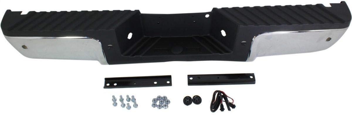 Steel Chrome Rear Step Bumper Assembly for 2008-2012 Ford F250 & F350 Super Duty J748