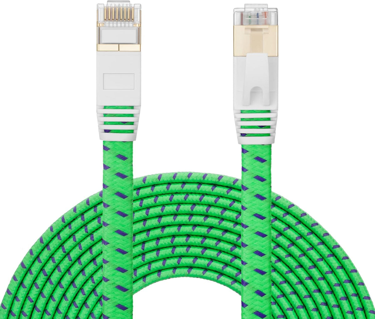Cat 7 Outdoor Ethernet Cable 200 ft Heavy Duty Double Shielded Waterproof Direct Burial Ethernet Cable Y4886