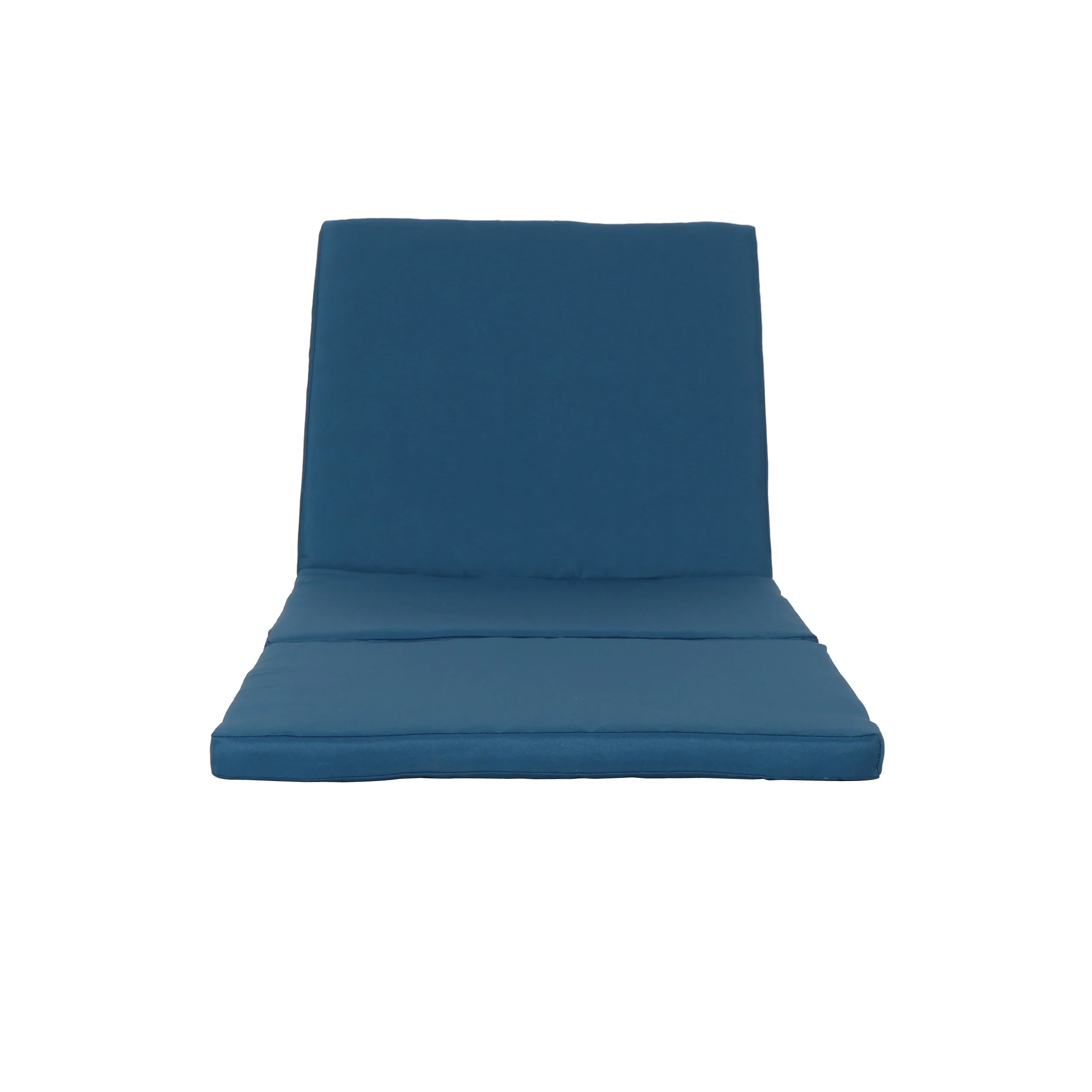 Blue Water Resistant Chaise Lounge Cushion Y331