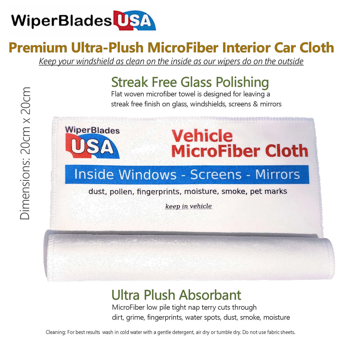 Wiper Blades Set of 2 U96308
