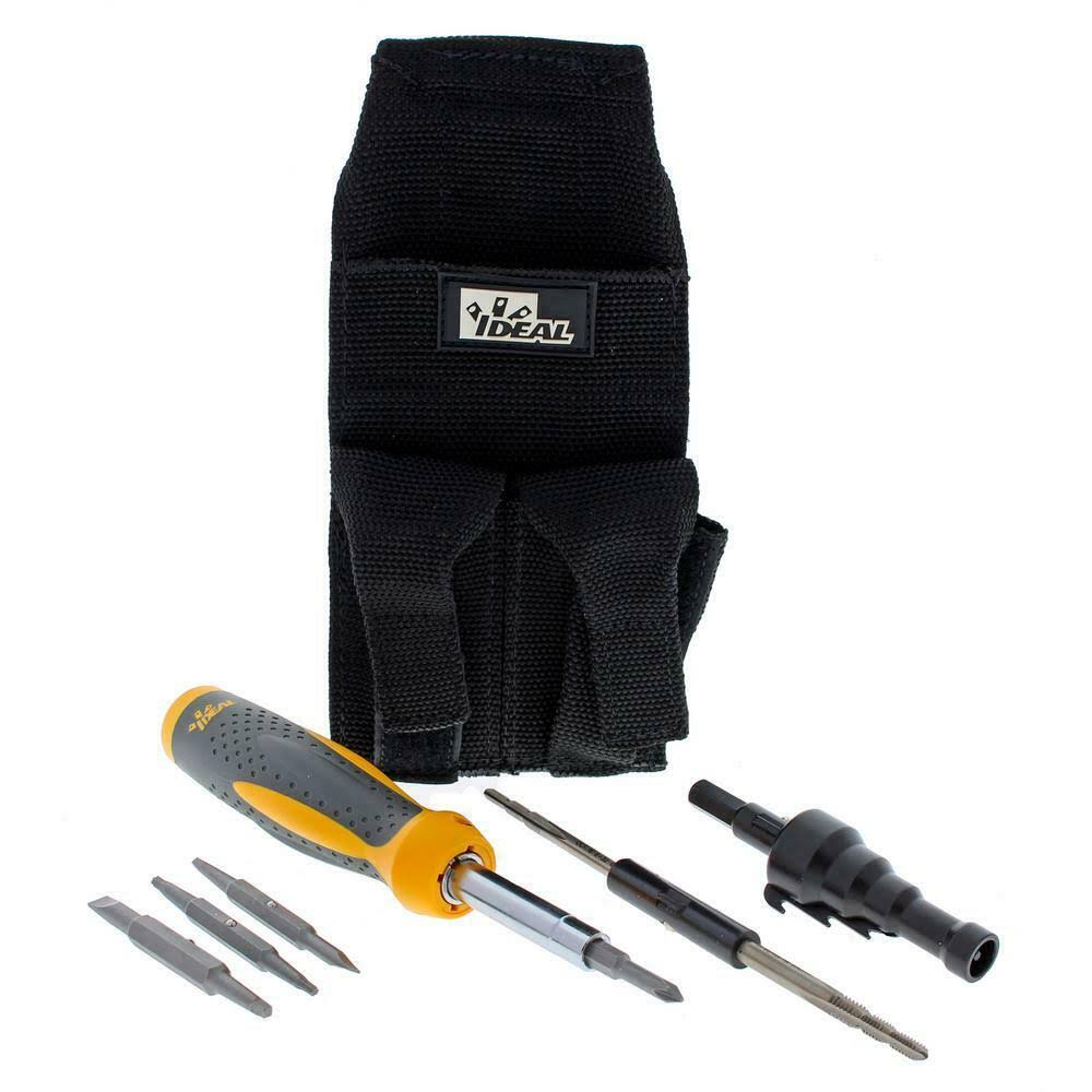 Twist-a-Nut Combo Pack Screwdriver with Bit Set in Carrying Pouch P951