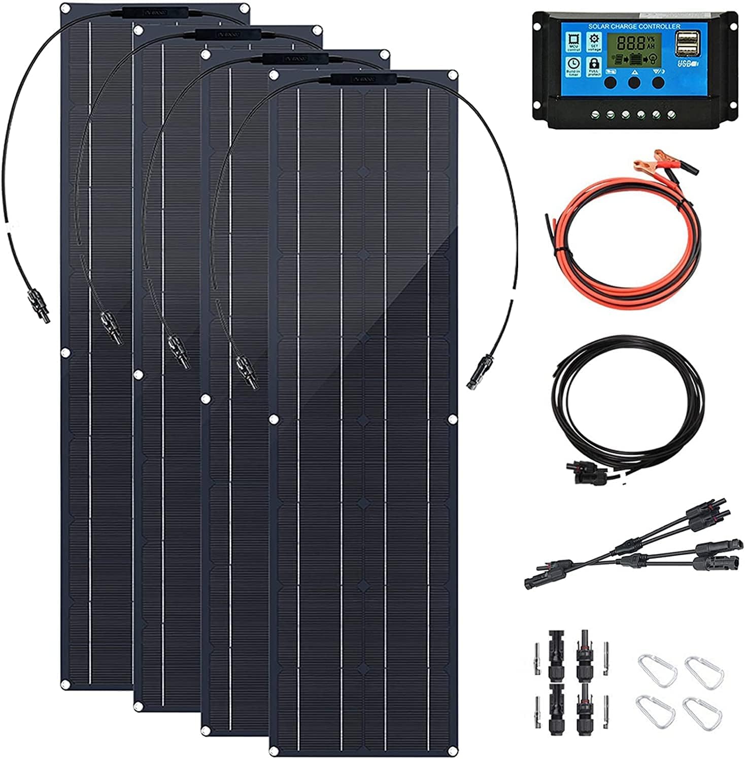 400 Watt Flexible Monocrystalline Solar Panel Kit B797