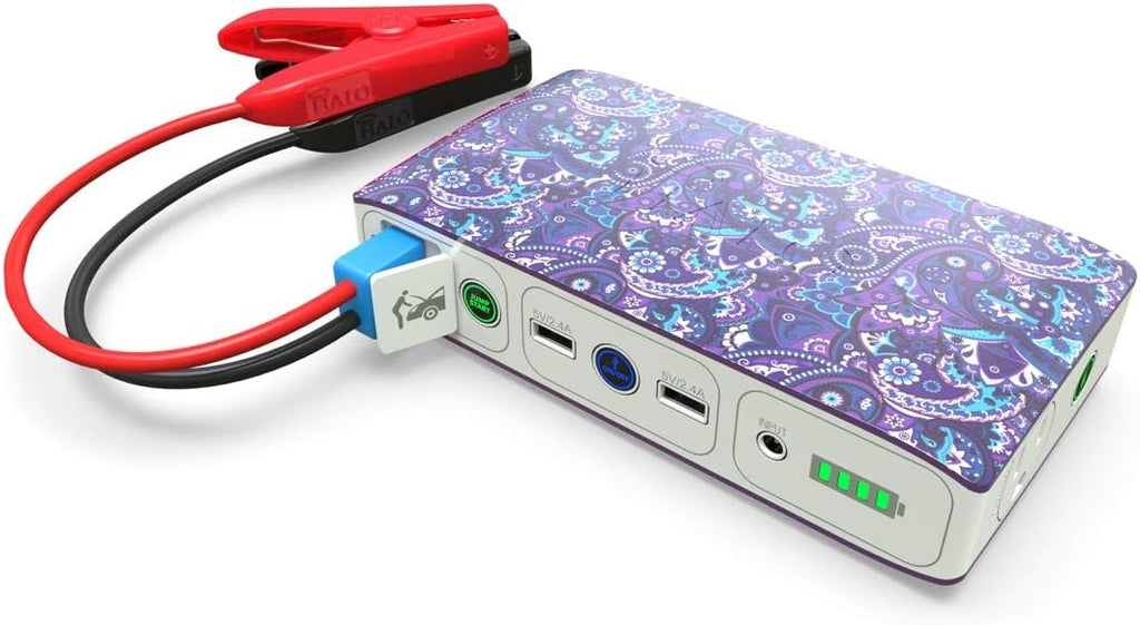 Grey Portable Phone Laptop Charger Car Jump Starter with AC Outlet Pack of 2 F992677