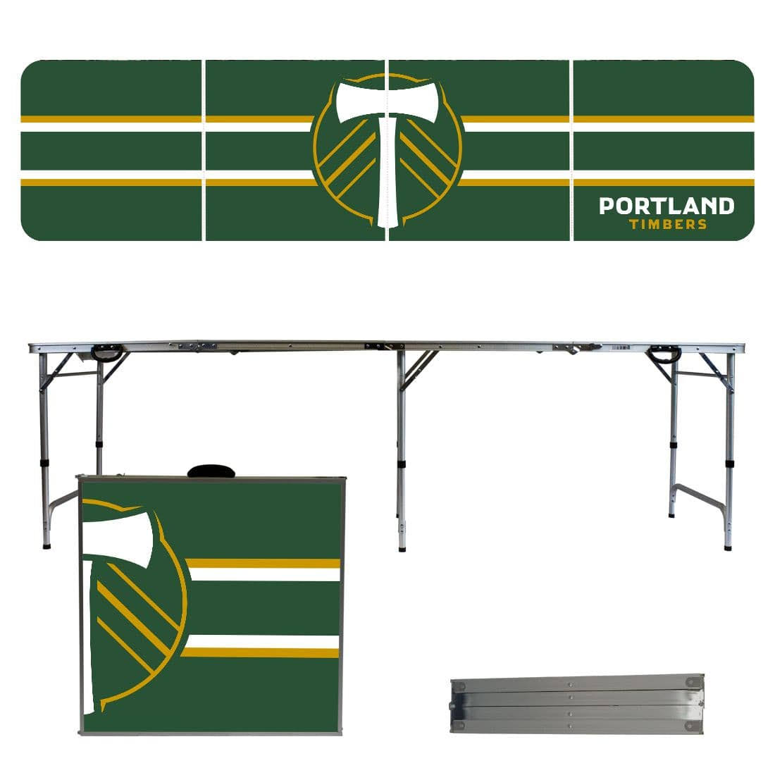 8' Portable Folding Tailgate Table J2403