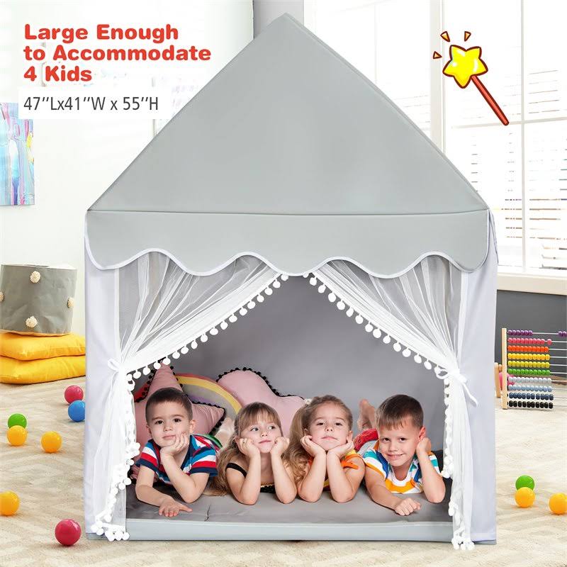 Large Gray Kids Play Tent N5598