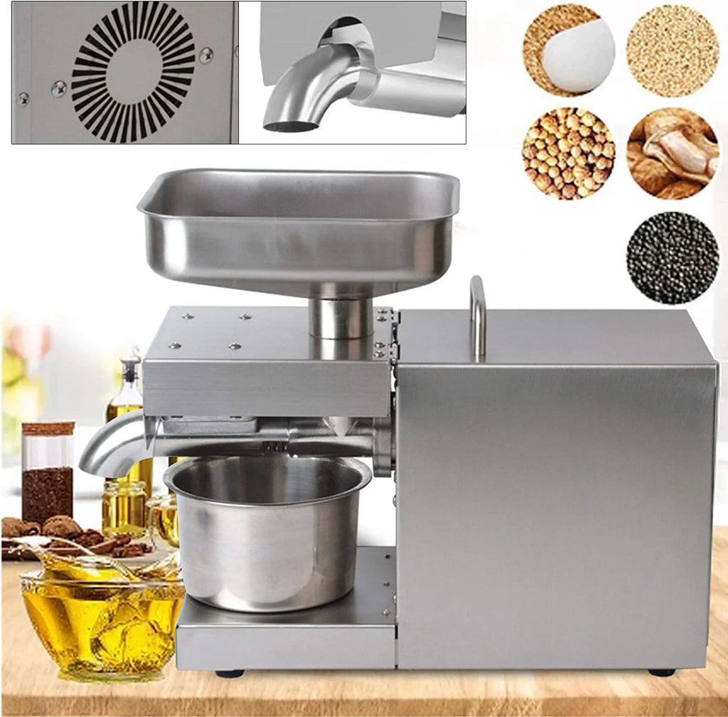 600W Electric Stainless Steel Oil Press Machine Y689963