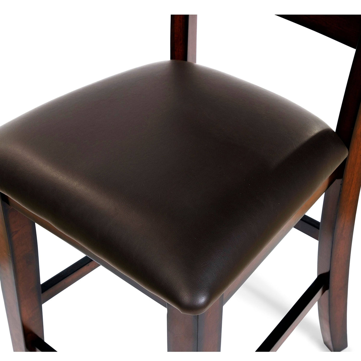 Rustic Cherry Counter Chairs (Set of 2) J732961