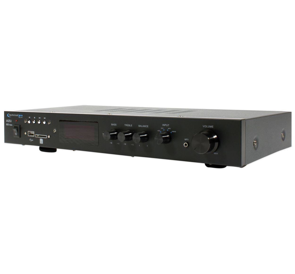 600 Watt Power Amplifier with USB and SD Card Inputs C228764