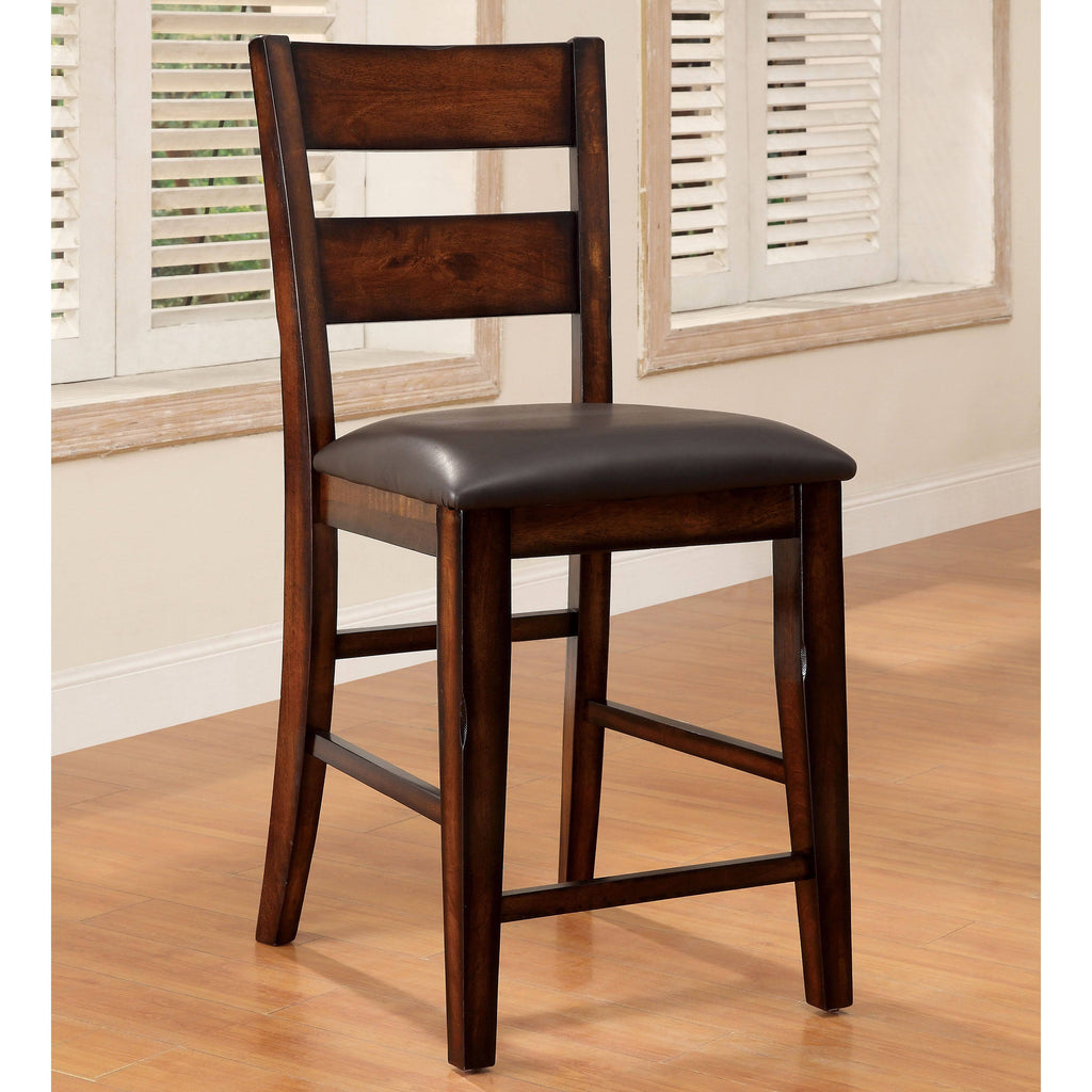 Rustic Cherry Counter Chairs (Set of 2) J732961