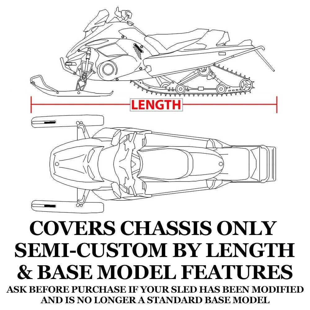 Trailerable 600 Denier Snowmobile Cover O198521