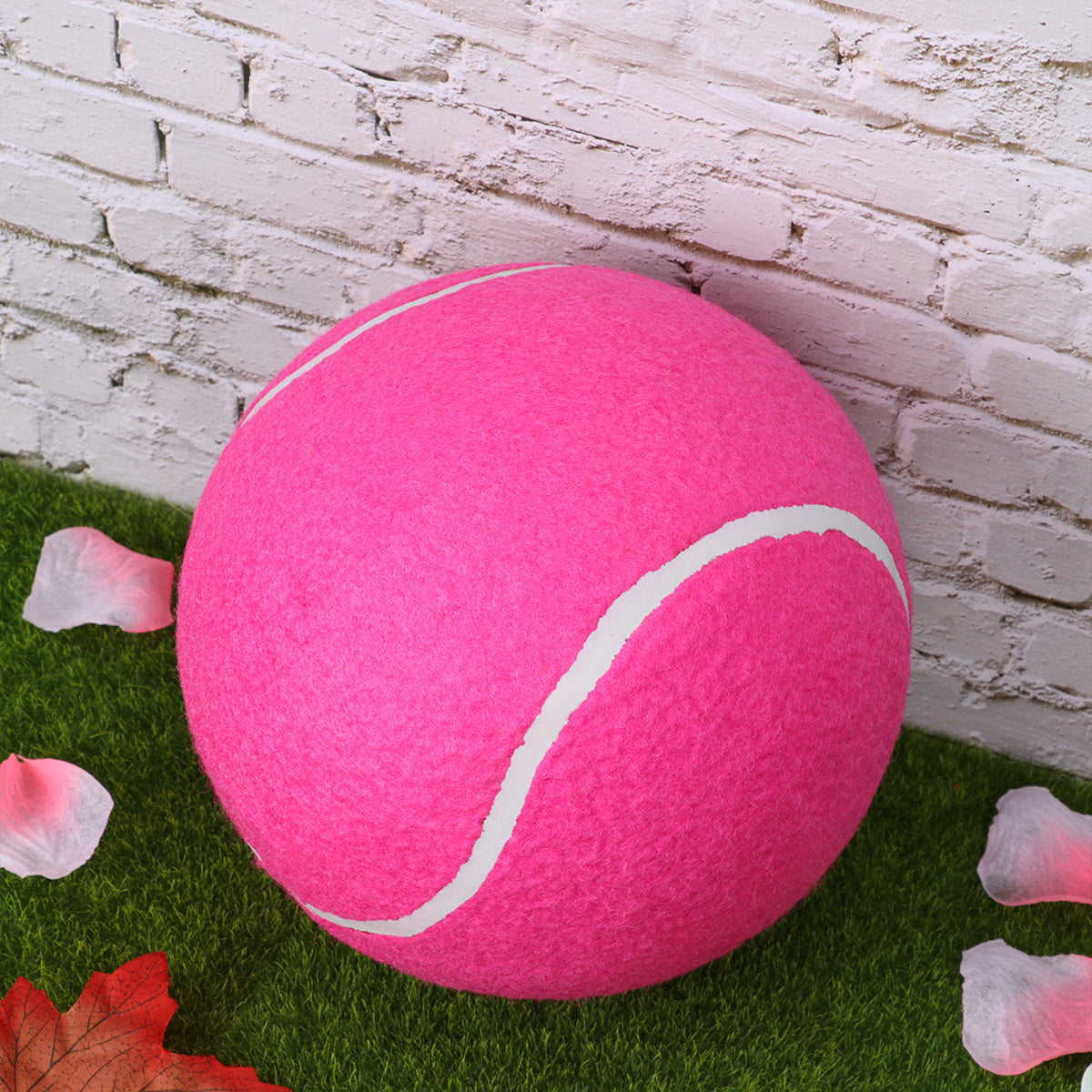 Pink Inflatable Flannel Ball G81799