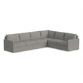 Gray 6 Seat Sectional with Performance Fabric A56521