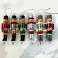 6Pcs Plastic Nutcracker Hanging Christmas Decoration W82512