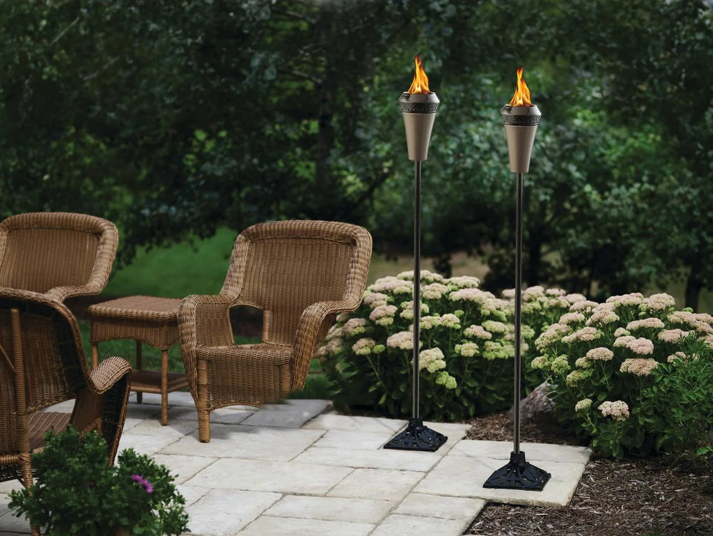 9 inch Cast Iron Black Torch Stand W45474