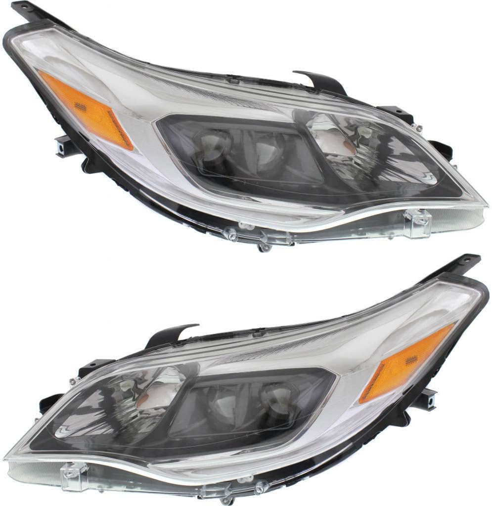 Driver and Passenger Side Halogen Headlight Assembly B531
