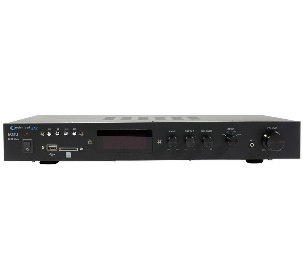 600 Watt Power Amplifier with USB and SD Card Inputs C228764