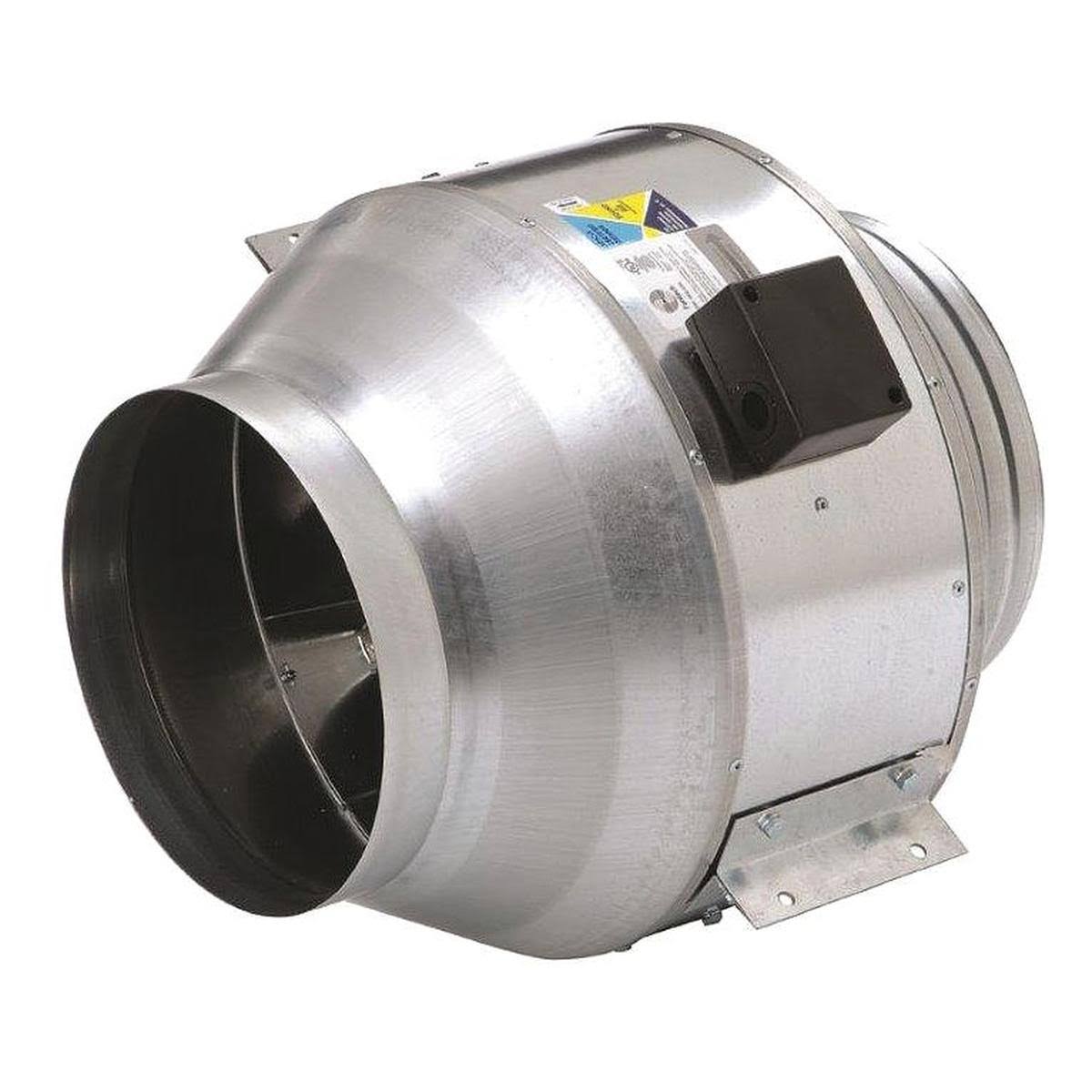 Steel Inline Centrifugal Duct Fan, 10 in, 120V S285640
