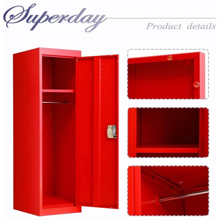 Orange Metal Locker B765255