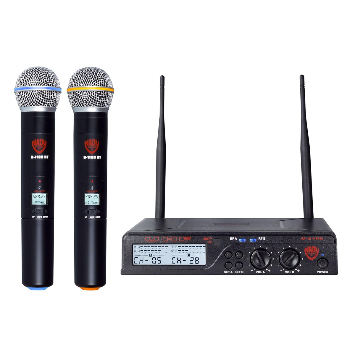 UHF Wireless Lavalier Microphone and Instrument/Guitar System D3147