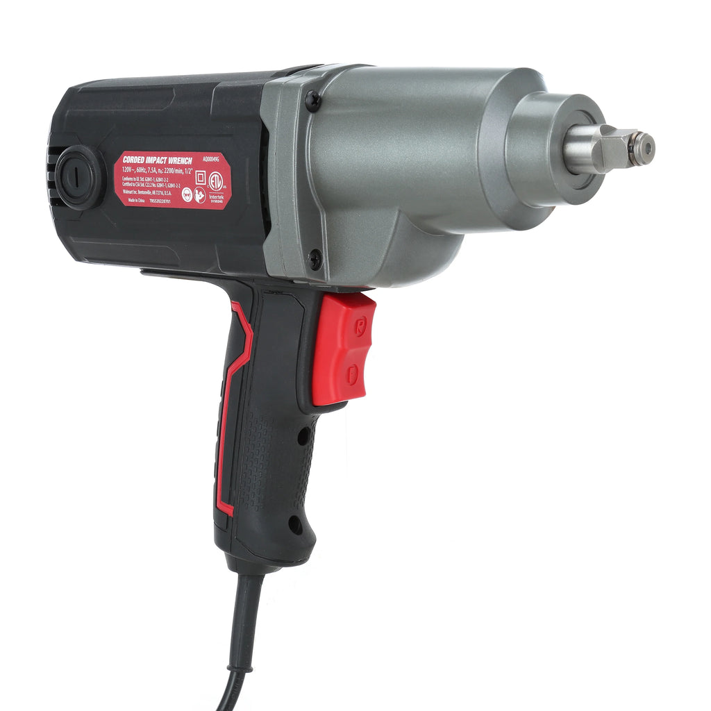 7.5A Corded Impact Wrench with 1/2 inch Anvil U818