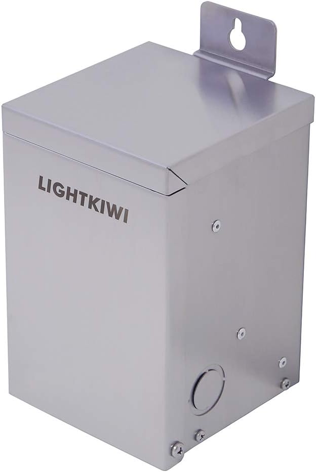 75 Watt Heavy-Duty Stainless Steel Multi-Tap Low Voltage Transformer E9966