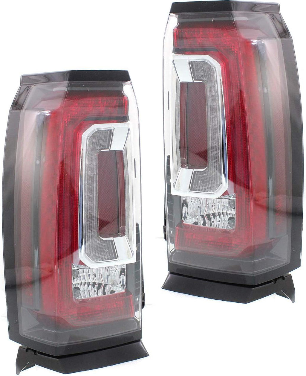Tail Light Set of 2 Clear & Red Lens Halogen A571