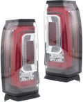 Tail Light Set of 2 Clear & Red Lens Halogen A571