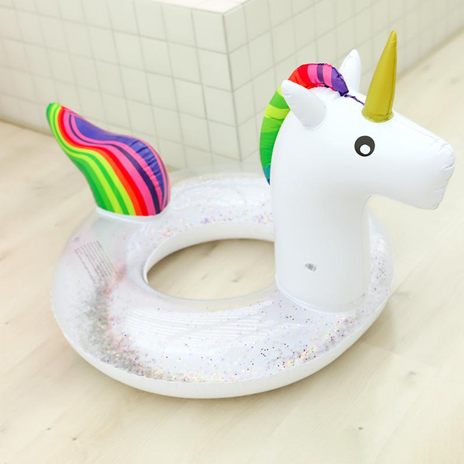 Inflatable Sea Horse Swimming Ring 48 inc F573025