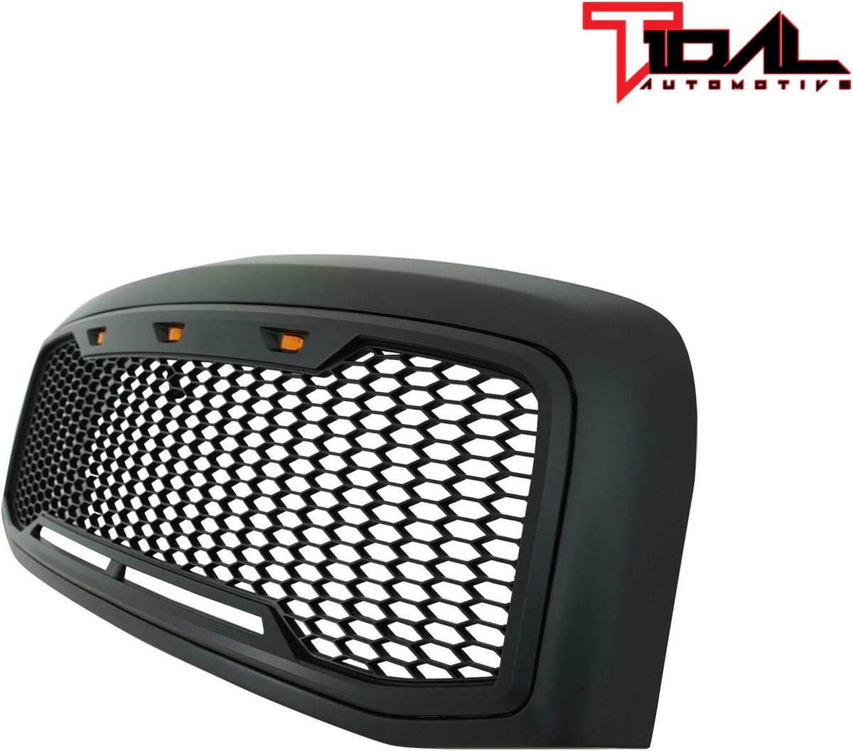 ABS Grille with Amber LED Lights Matte Black L96887