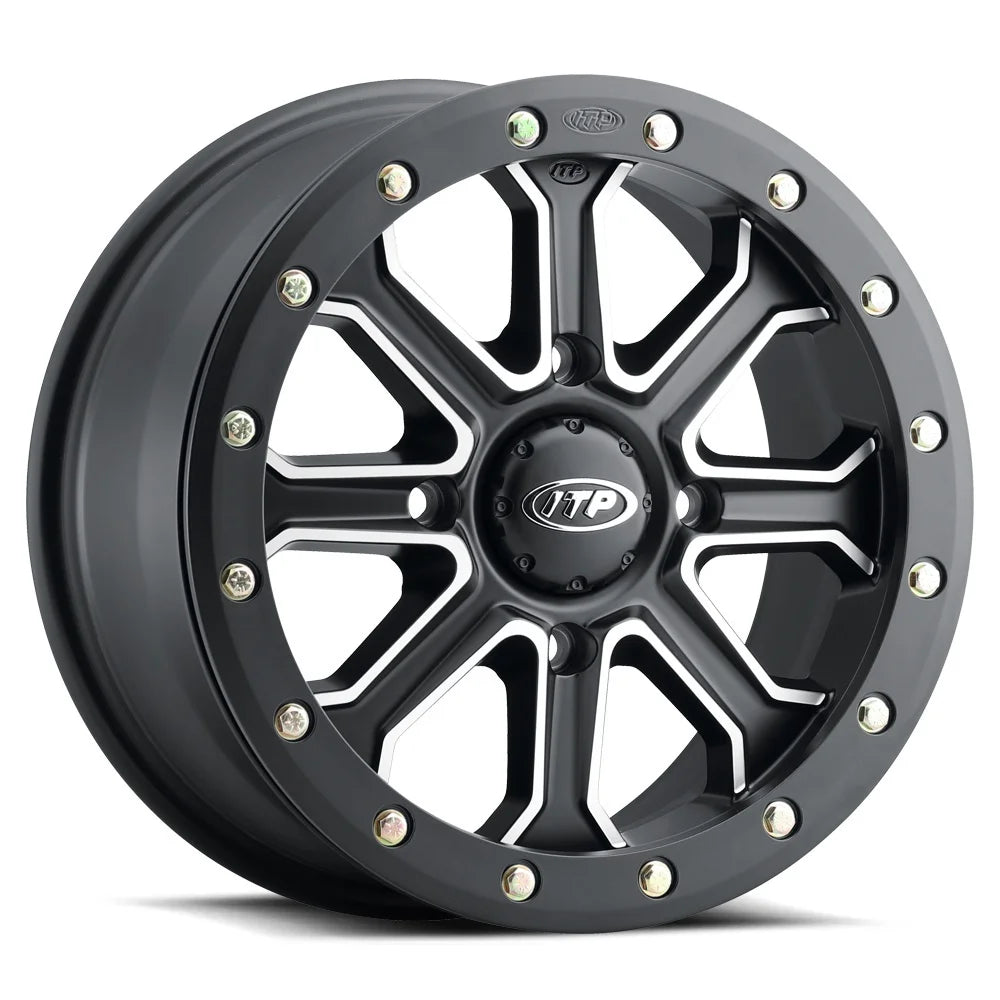14" Black Beadlock Wheels with 27" Mud Lite XTR Tires G5759