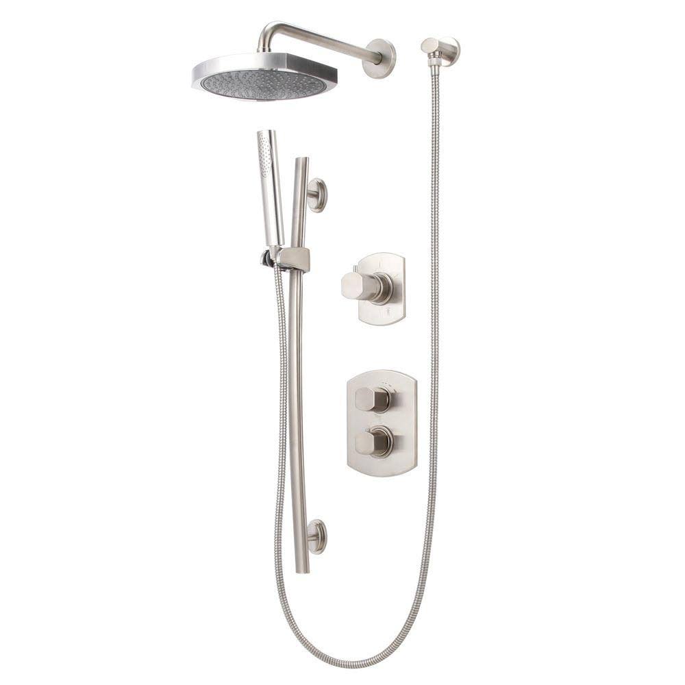 Brushed Nickel Shower Q128170