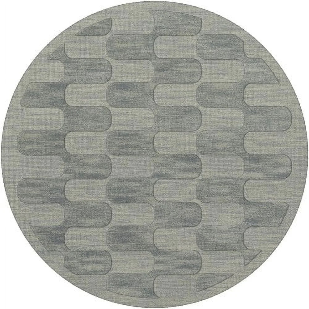 Seaglass Grid Waves 12' x 18' Rectangle Area Rug J291
