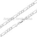 .925 Sterling Silver Figaro Link Chain Necklace 16 inches R66109