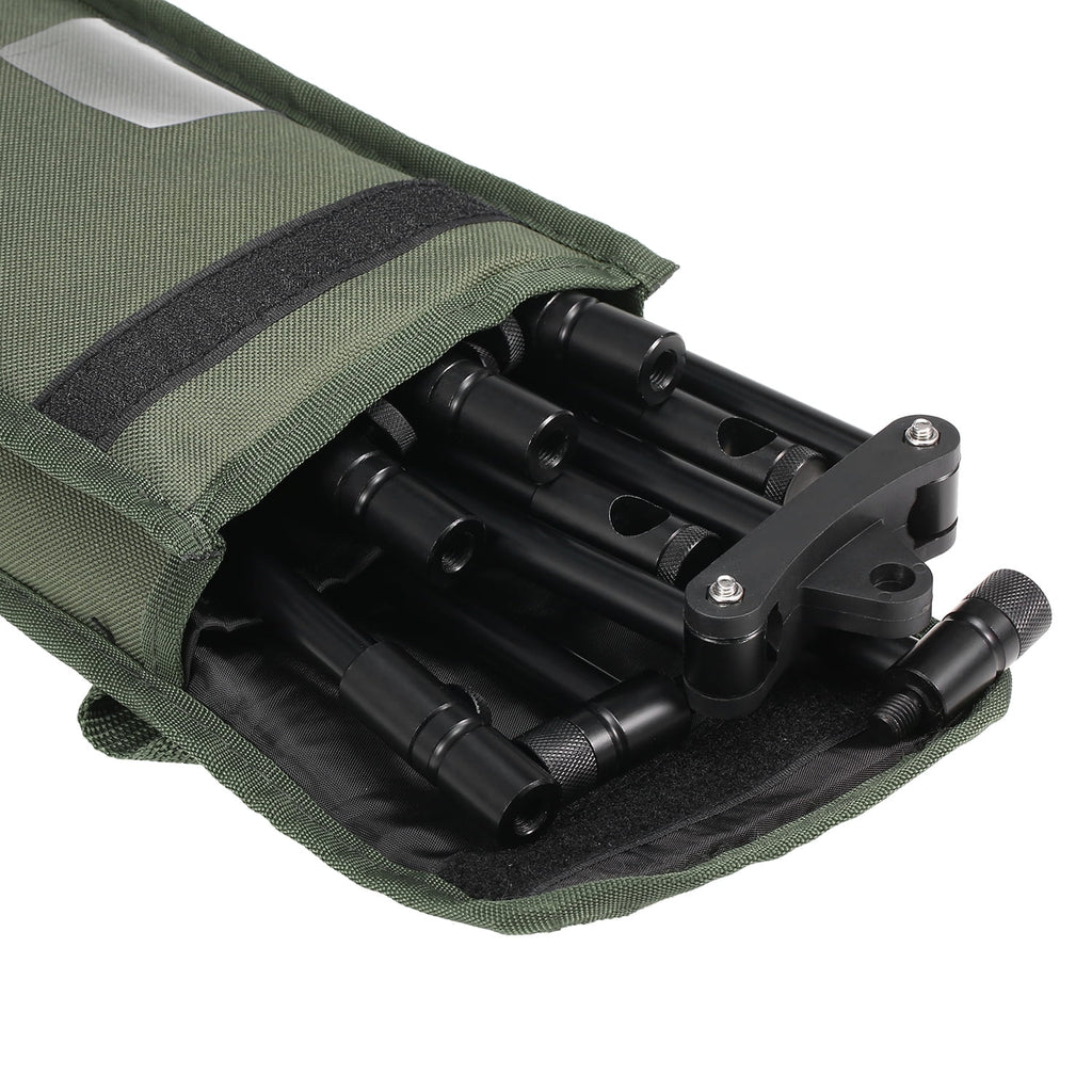 Folding Retractable Fishing Rod Holder with Carry Bag R28266