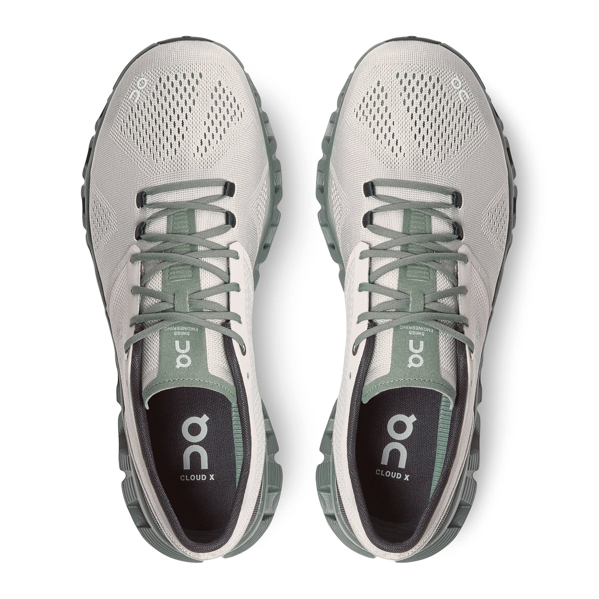 Glacier / Olive Running Shoes E45697