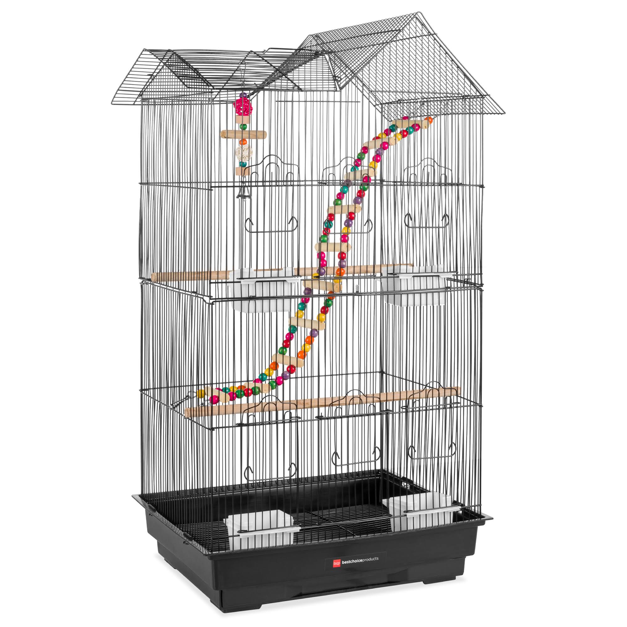 Iron Bird Cage with Removable Tray L159
