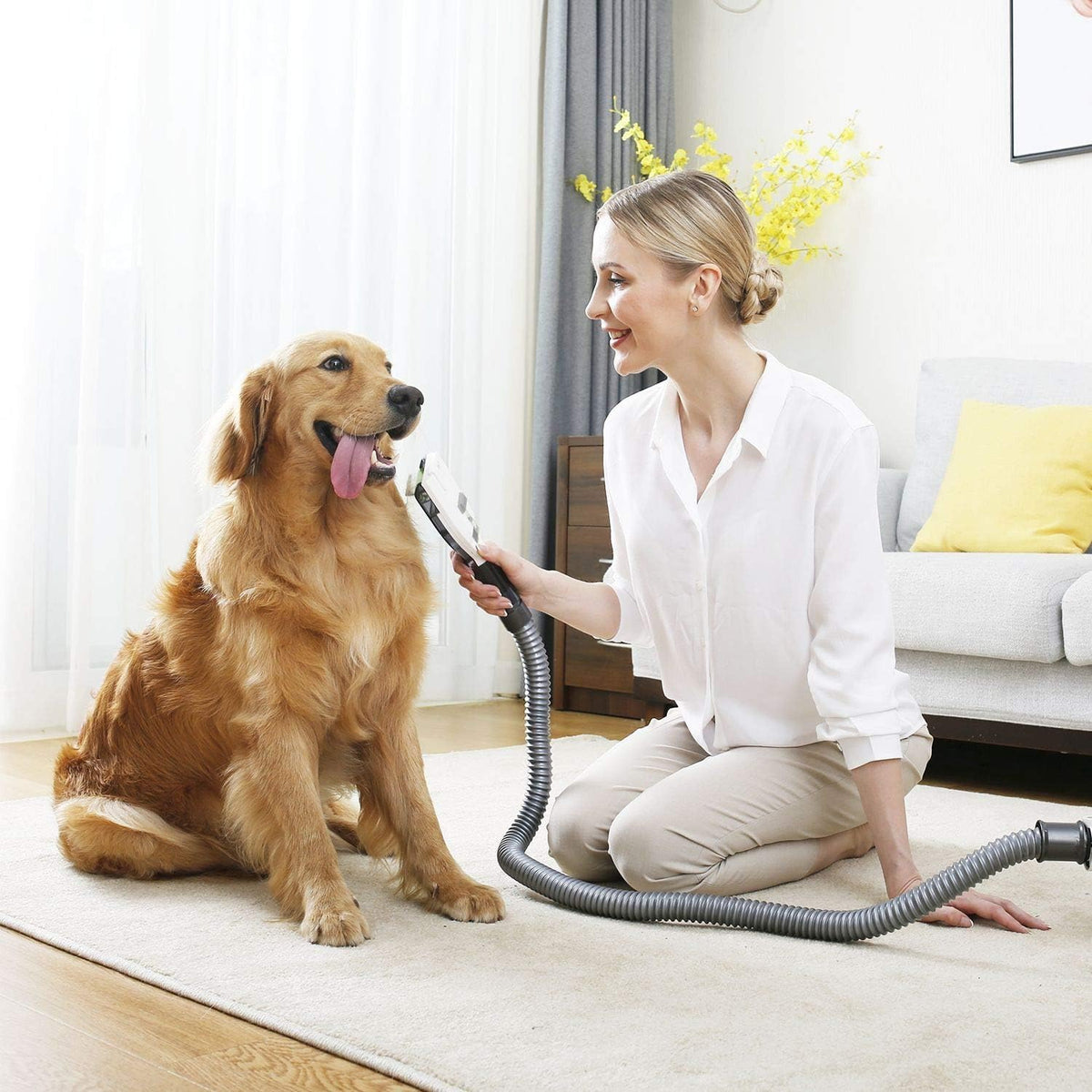 3 in 1 Cordless Pet Grooming Vacuum with Dog/Cat Grooming Brush W984