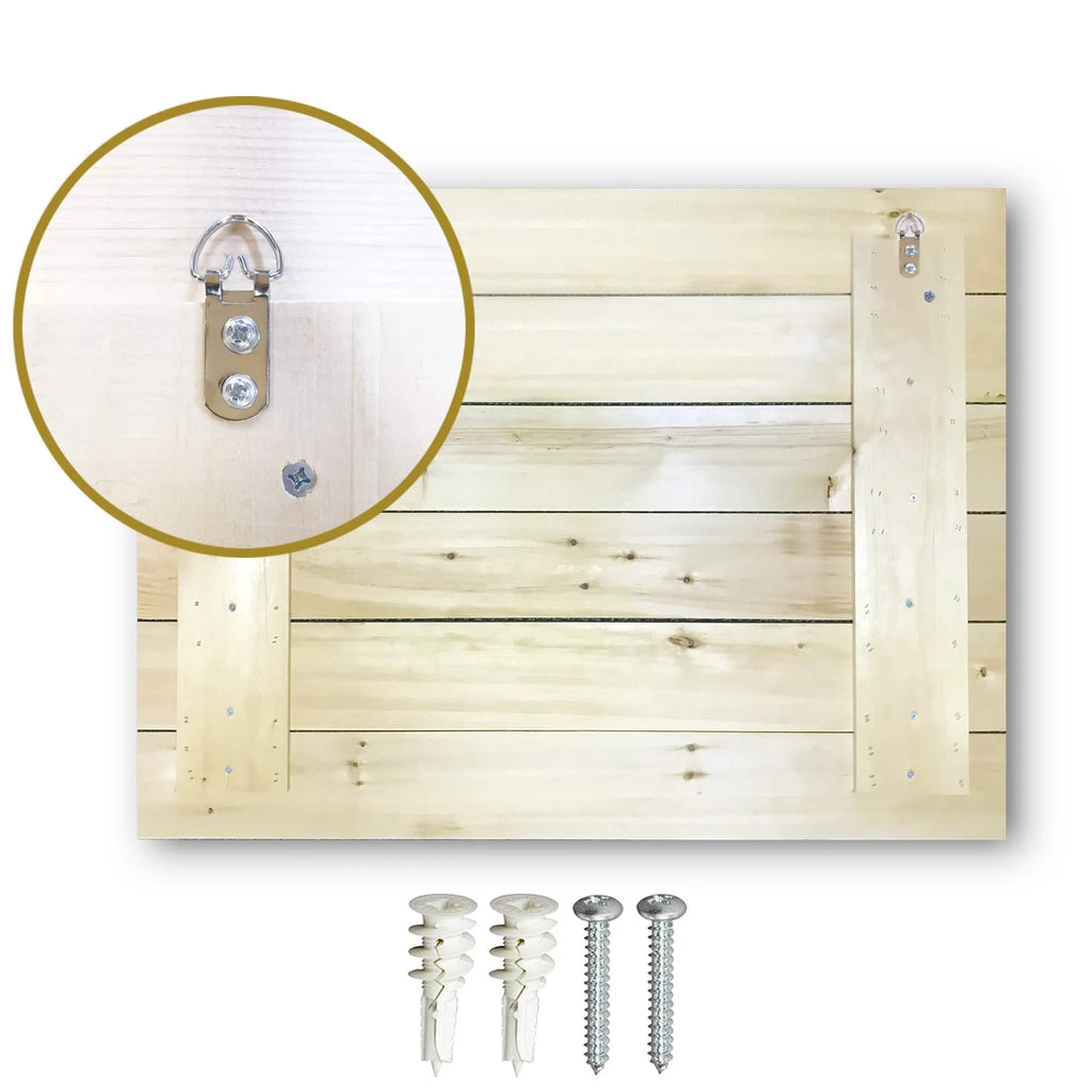 3 Panels 45 x 40 inches Print on Natural Pine Wood Y562822