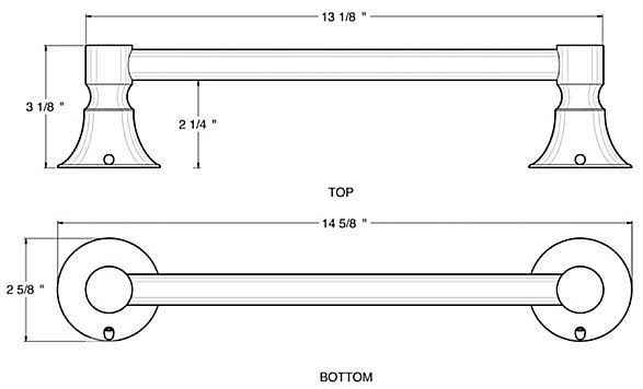 Satin Nickel Towel Bar Y172066