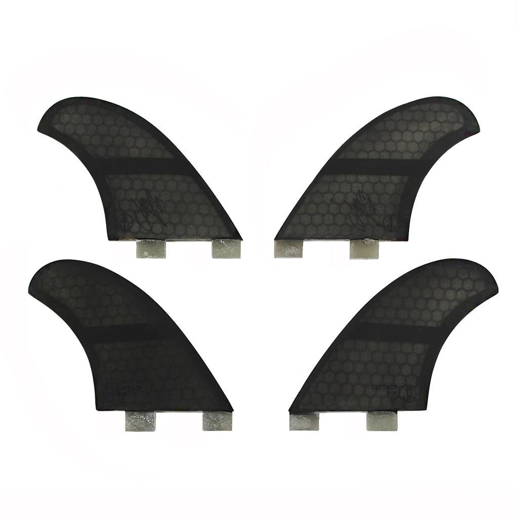 Black Quad Surfboard Fin X727946