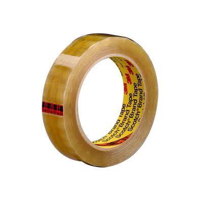 Clear Moisture Chemical Resistant Packaging Tape, 1-1/2 in x 72 yd, 24 per Case P2555