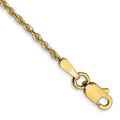 14K 1.5 mm Extra-light Rope Chain Z89445