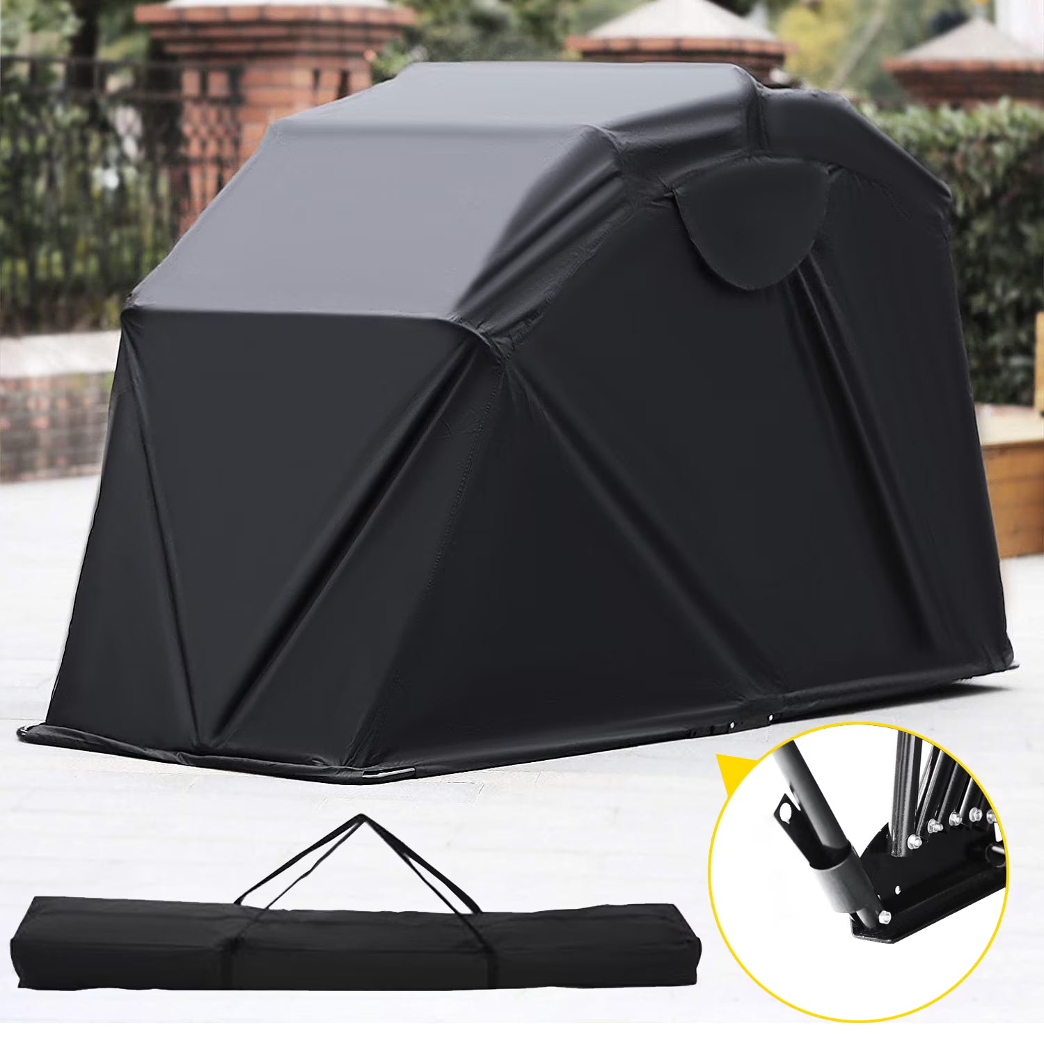 Portable Waterproof Motorcycle Storage Shed C292197