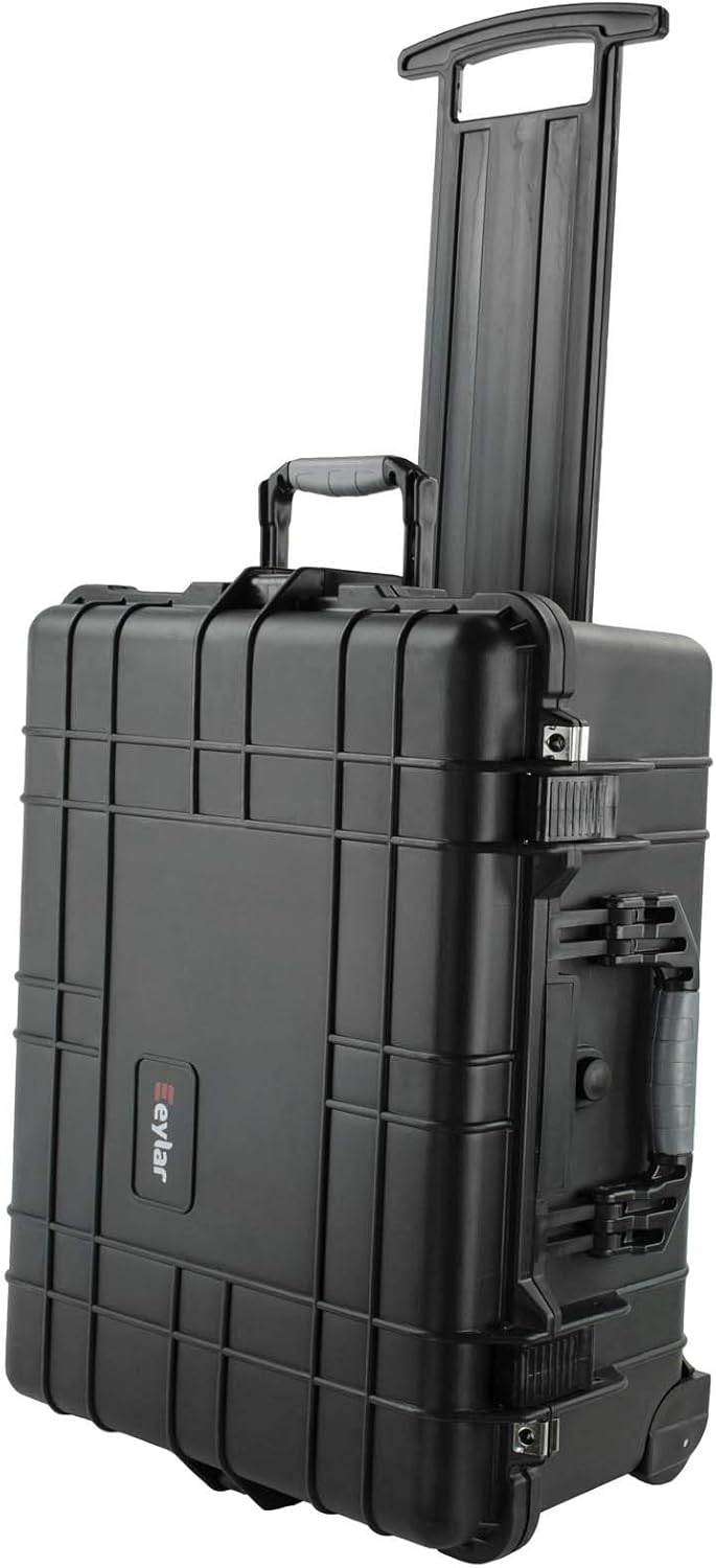 Large 22.06 Protective Hard Camera Case with Foam (Black) Z914