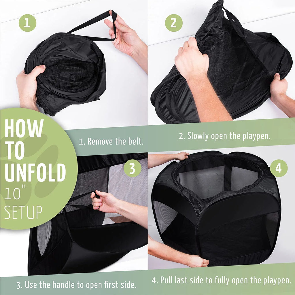 Medium Size Pop-Up Mesh Pet Playpen Tent Q5003